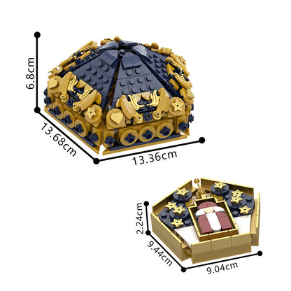 chocolate frog building set | lego compatible - 4