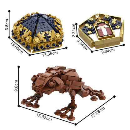 chocolate frog building set | lego compatible - 5