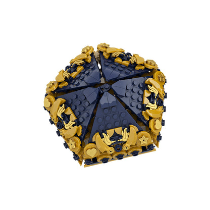 chocolate frog building set | lego compatible - 9