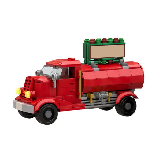 christmas hot cocoa truck building set | moc-204767 - 2