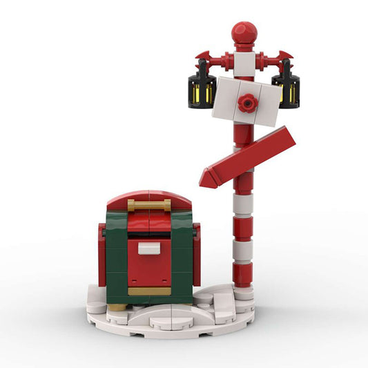 christmas letter box building set | moc-130590 - 1