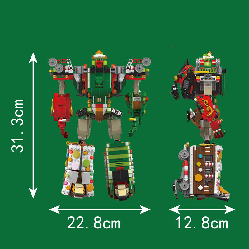 christmas train transformer - 1522 pcs | mouldking 12028 - 4