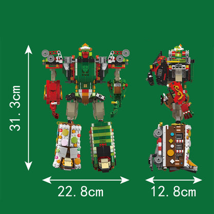 christmas train transformer - 1522 pcs | mouldking 12028 - 4