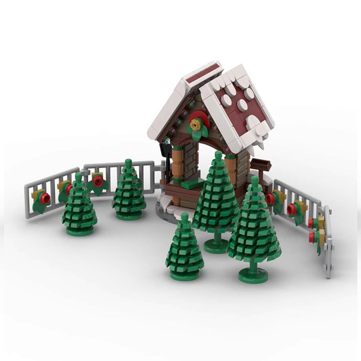 christmas tree seller building set | moc-130588 - 3