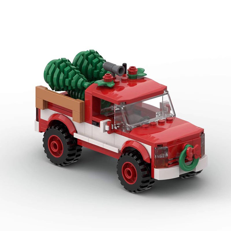 christmas truck based on 76946 building set | moc-134208 - 2