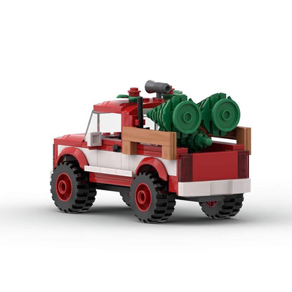 christmas truck based on 76946 building set | moc-134208 - 4