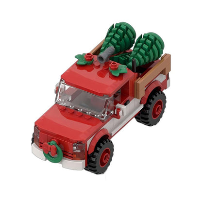 christmas truck based on 76946 building set | moc-134208 - 5