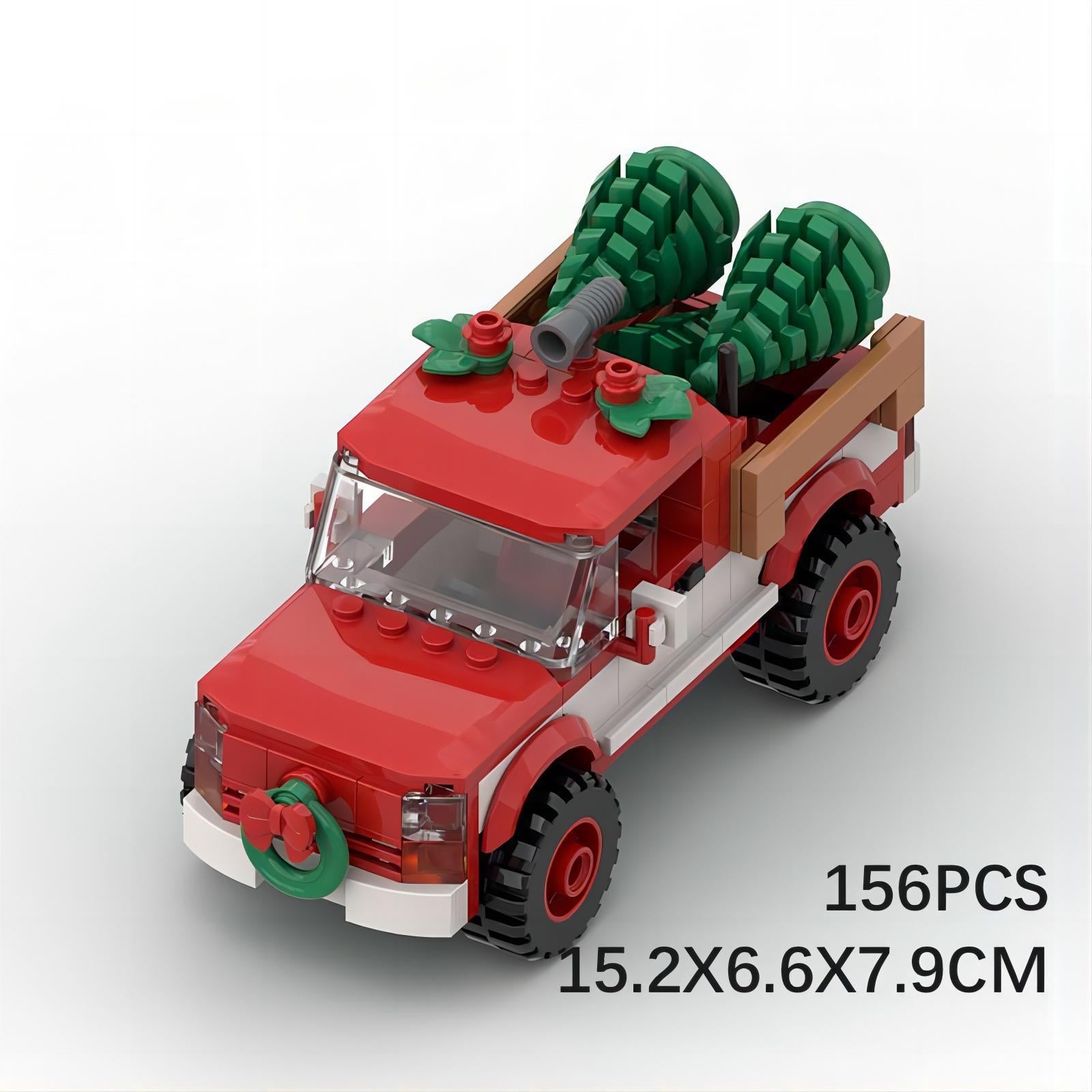 christmas truck based on 76946 building set | moc-134208 - 6