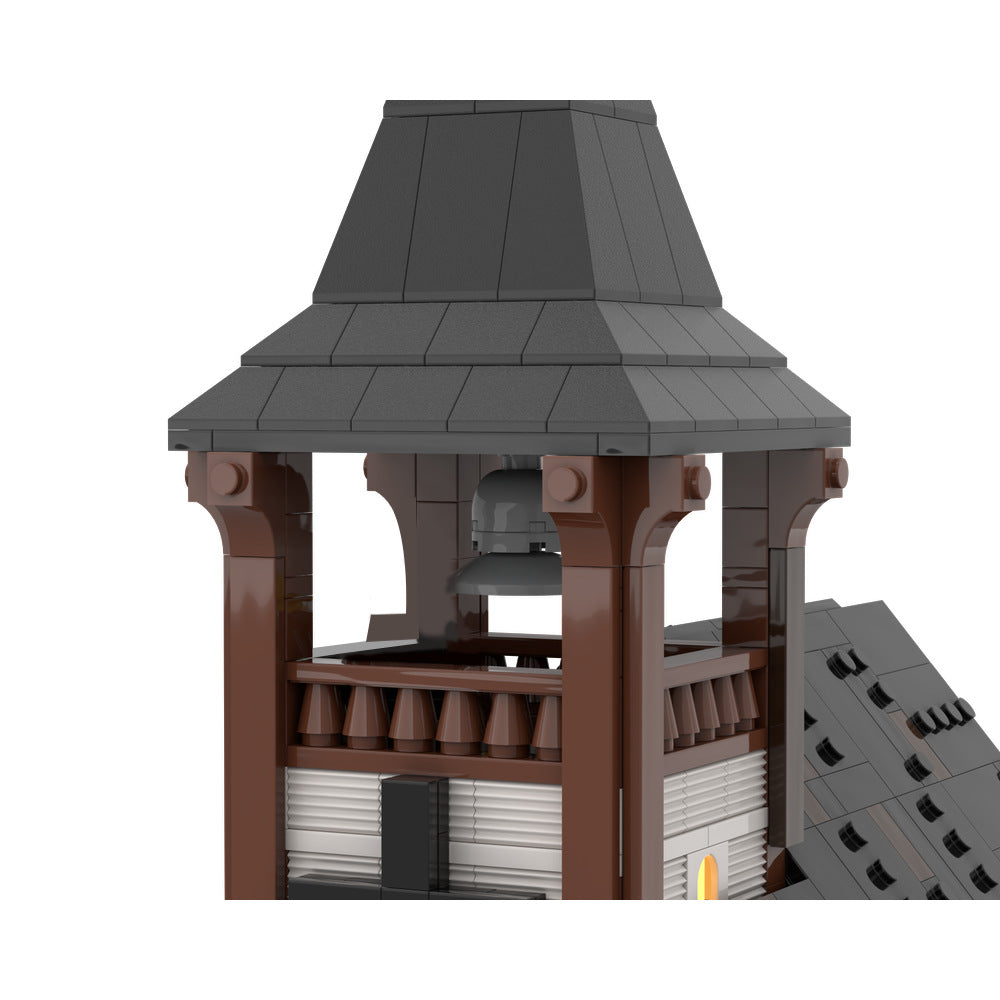 church moc building set | western series | lego compatible - 6