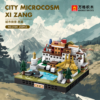 city microcosm tibet  - 250 pcs | wange 3104 - 1