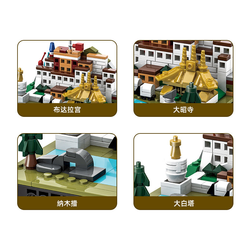 city microcosm tibet  - 250 pcs | wange 3104 - 2