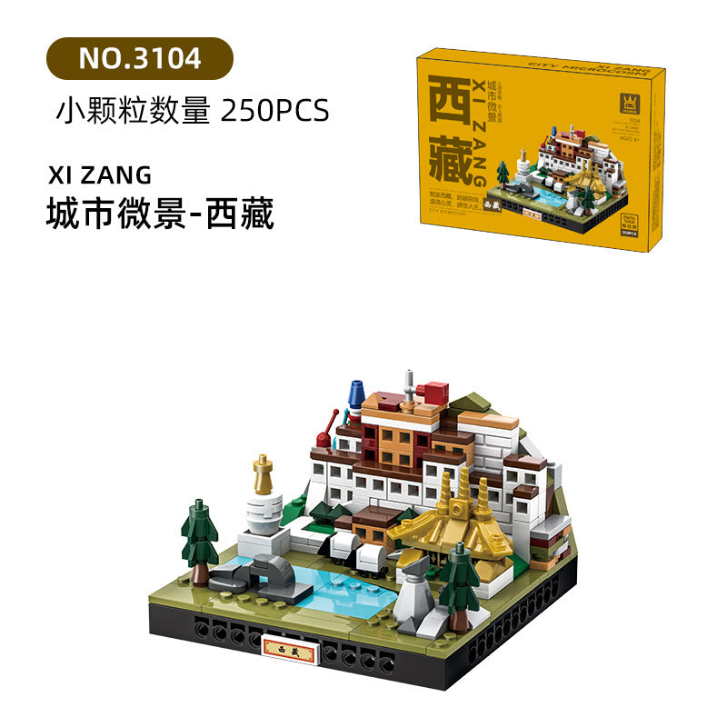 city microcosm tibet  - 250 pcs | wange 3104 - 3