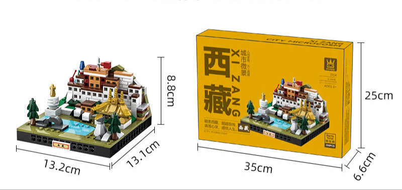 city microcosm tibet  - 250 pcs | wange 3104 - 5