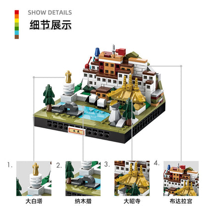 city microcosm tibet  - 250 pcs | wange 3104 - 6