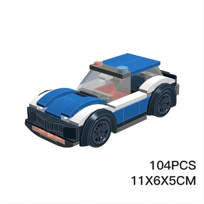 city police car building set | moc-5997 - 3