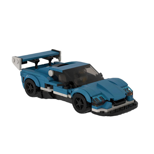 city sports car building set | 8 stud wide | moc-62907 - 2