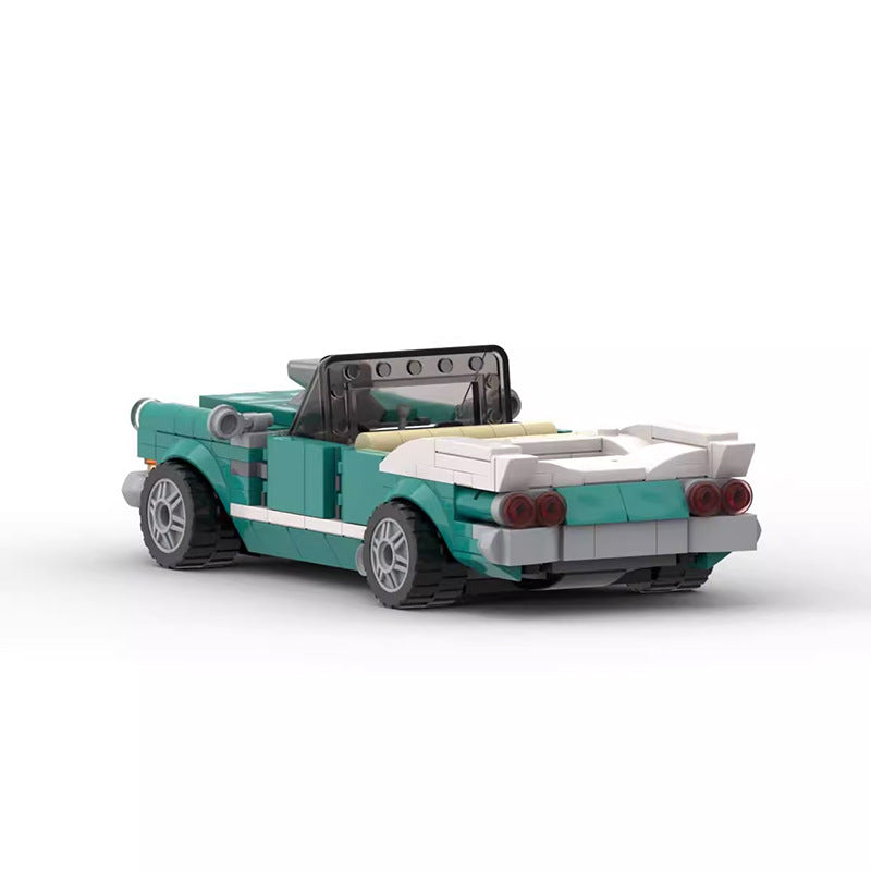 city vintage car building set | moc-65038 - 2
