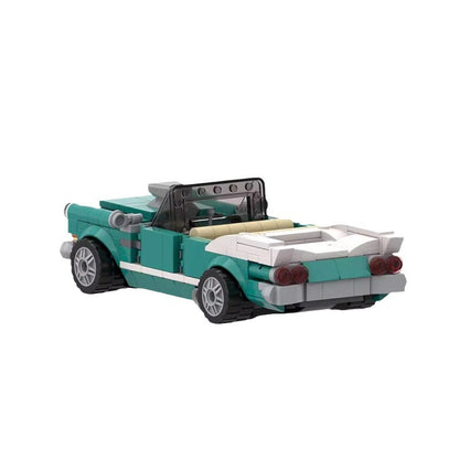 city vintage car building set | moc-65038 - 5