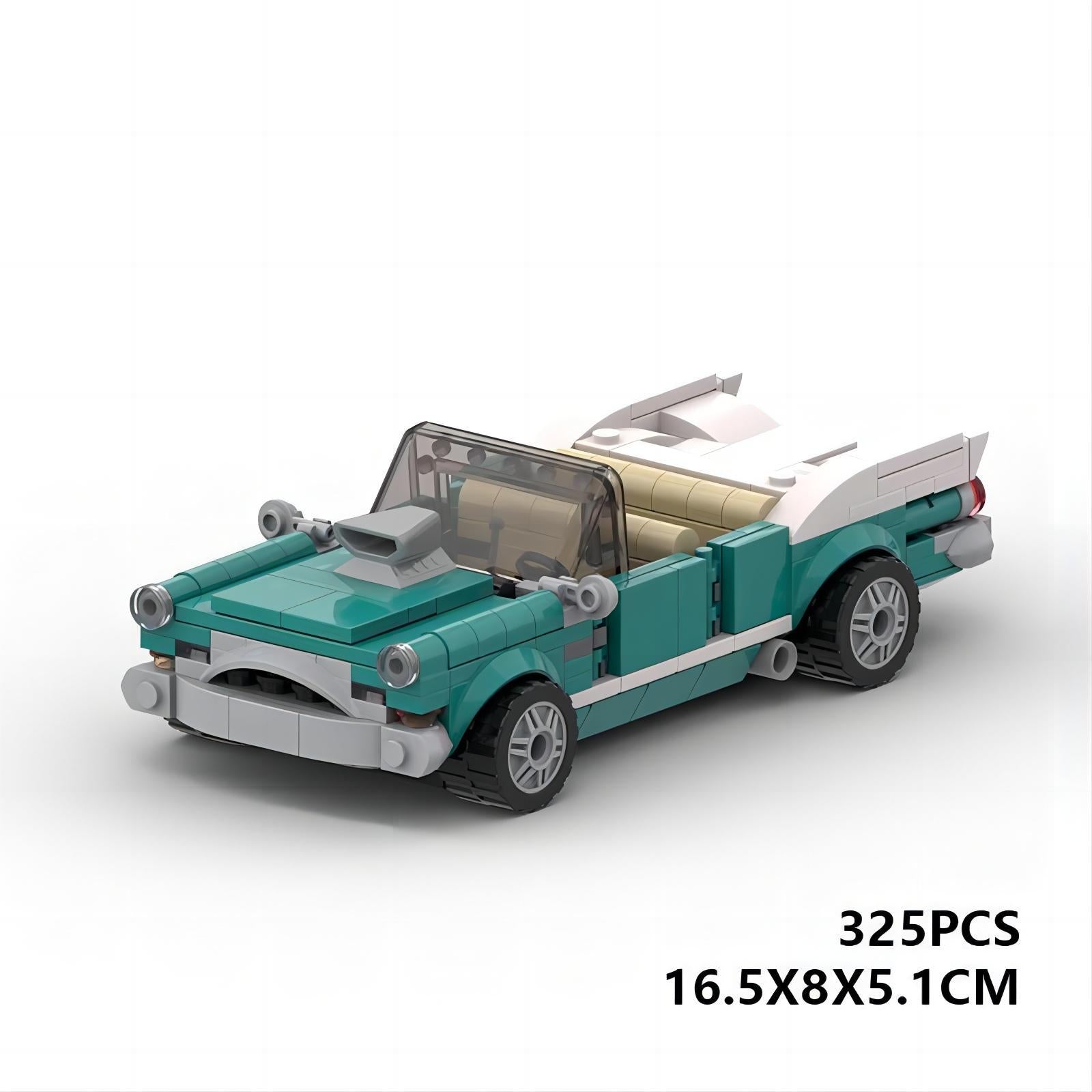 city vintage car building set | moc-65038 - 6