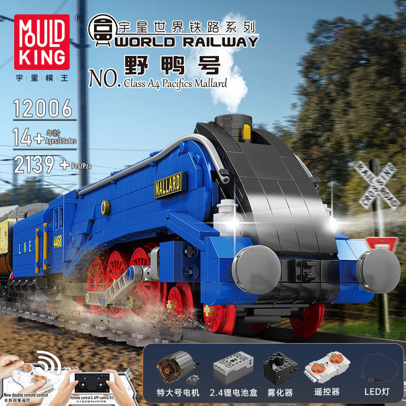 class a4 pacifics mallard steam express - 2139 pcs | mouldking 12006 - 1