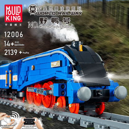 class a4 pacifics mallard steam express - 2139 pcs | mouldking 12006 - 3