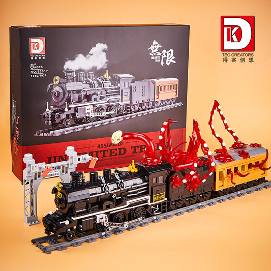 classic stream unlimited train - 1760 pcs | dk 80017 - 1