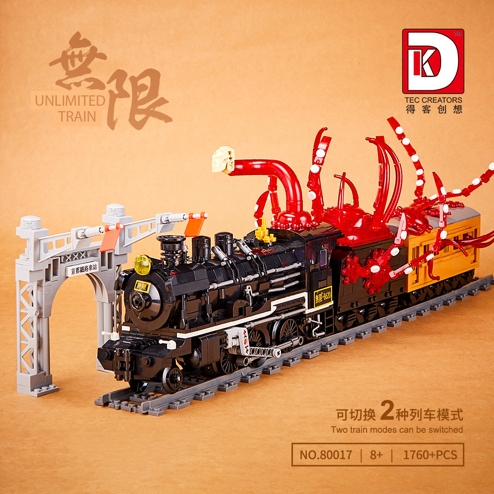 classic stream unlimited train - 1760 pcs | dk 80017 - 2