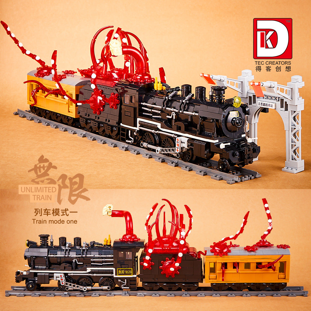 classic stream unlimited train - 1760 pcs | dk 80017 - 4