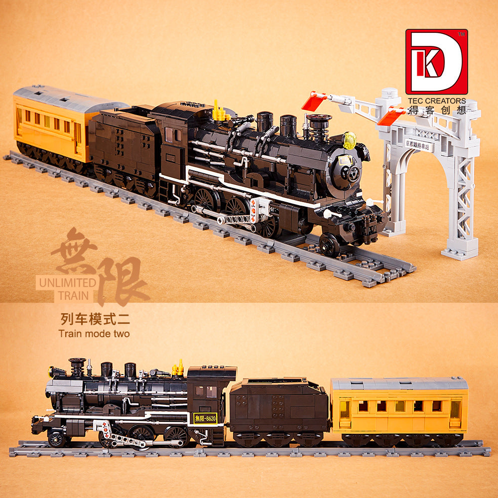 classic stream unlimited train - 1760 pcs | dk 80017 - 6