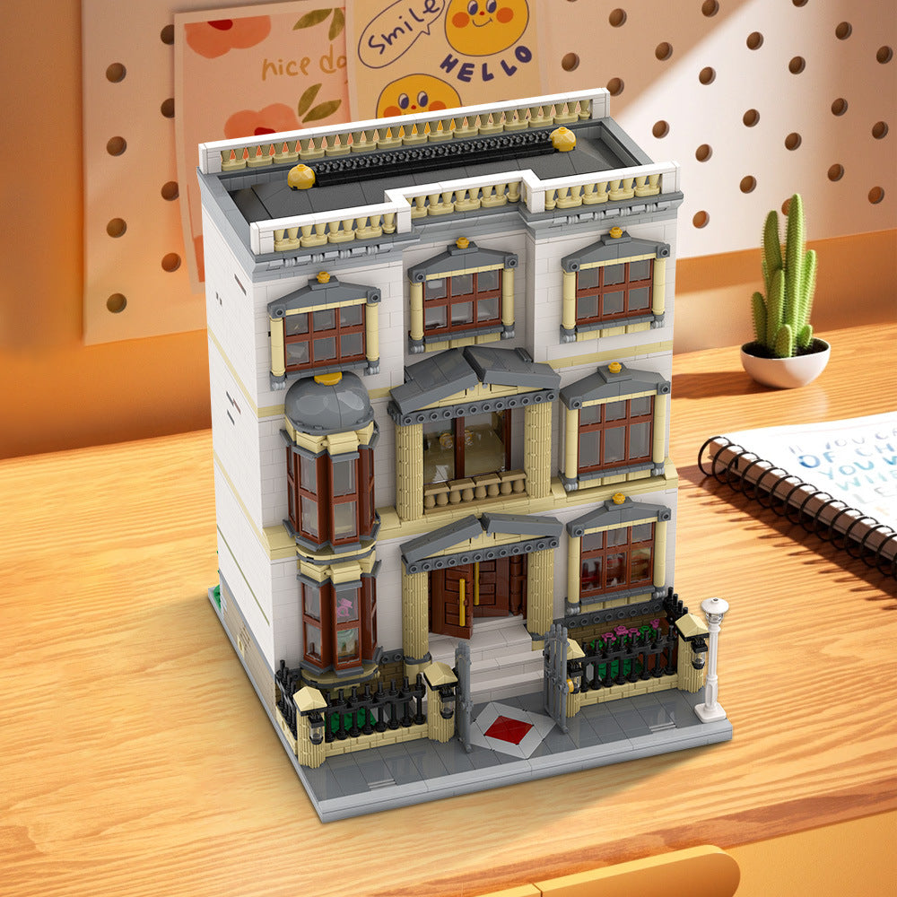 classicism villa building set | lego compatible - 1