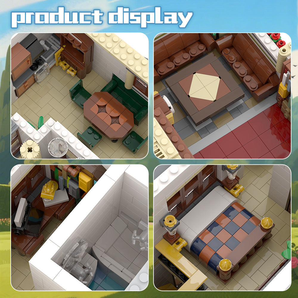 classicism villa building set | lego compatible - 2