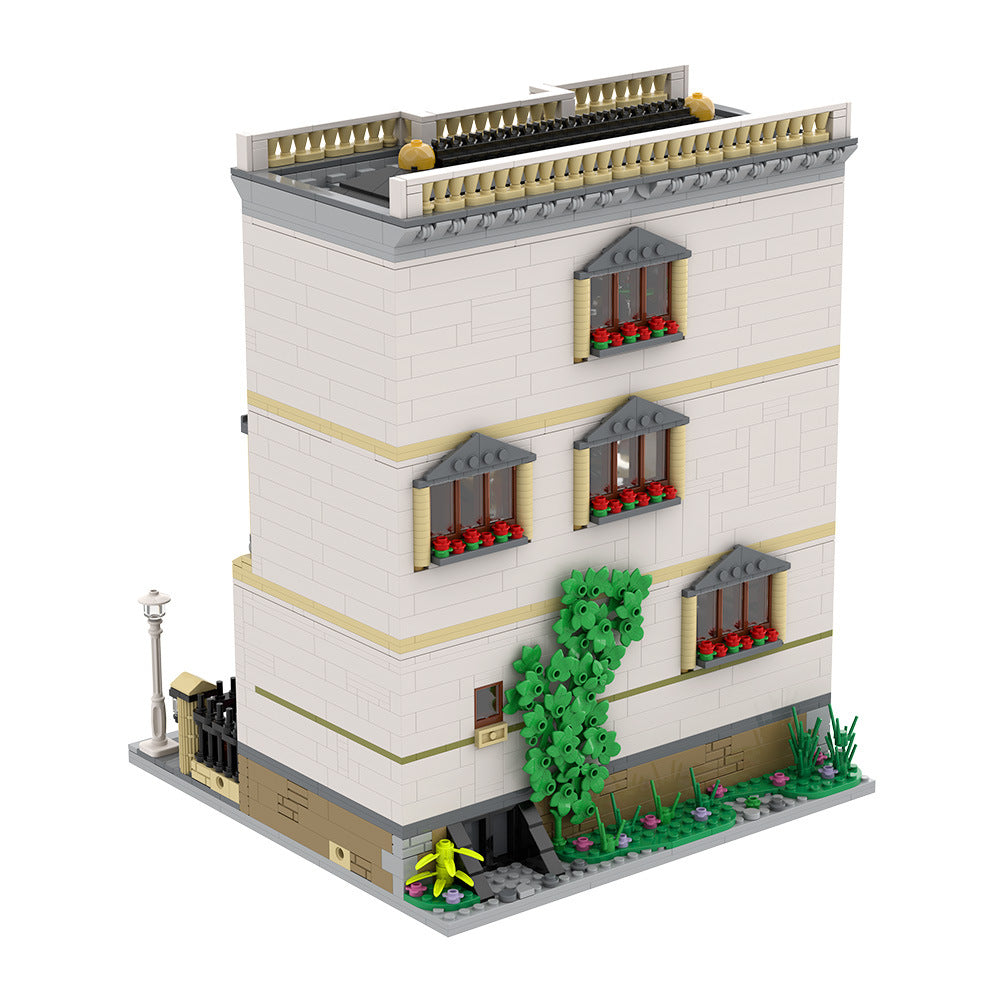 classicism villa building set | lego compatible - 5