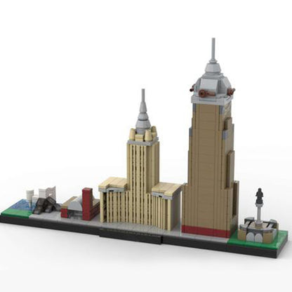 cleveland skyline building set | moc-127113 - 2