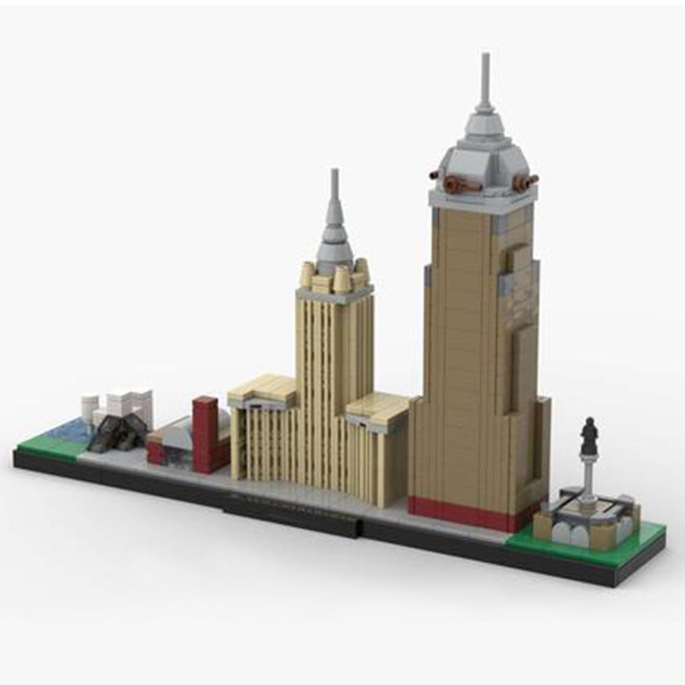 cleveland skyline building set | moc-127113 - 5