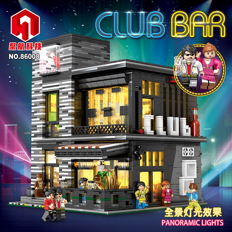 club bar building block set - juhang 86008 - 1