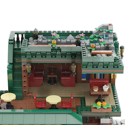 coffeehouse building set | lego compatible - 2