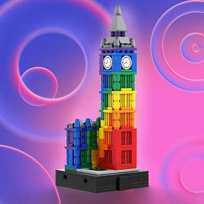 colorful big ben ii | building set | moc-133916 - 1