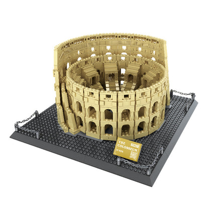 colosseum in rome - building blocks set - wange 5225 - 4