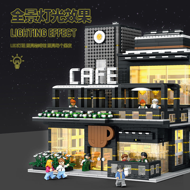 conner cafe building block set - 4314 pcs juhang 86007 - 2