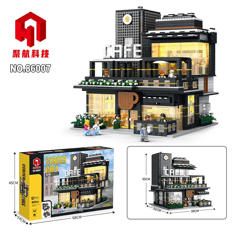 conner cafe building block set - 4314 pcs juhang 86007 - 6