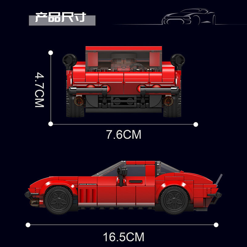 corvate sportcar building set - 332+ pcs | mouldking 27034 - 2