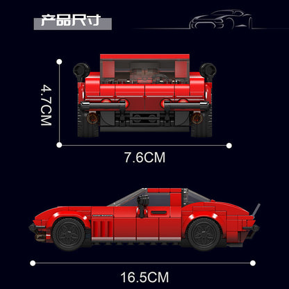 corvate sportcar building set - 332+ pcs | mouldking 27034 - 2