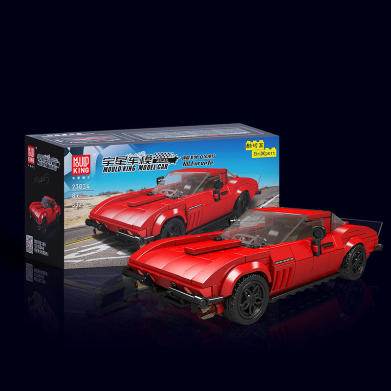 corvate sportcar building set - 332+ pcs | mouldking 27034 - 4