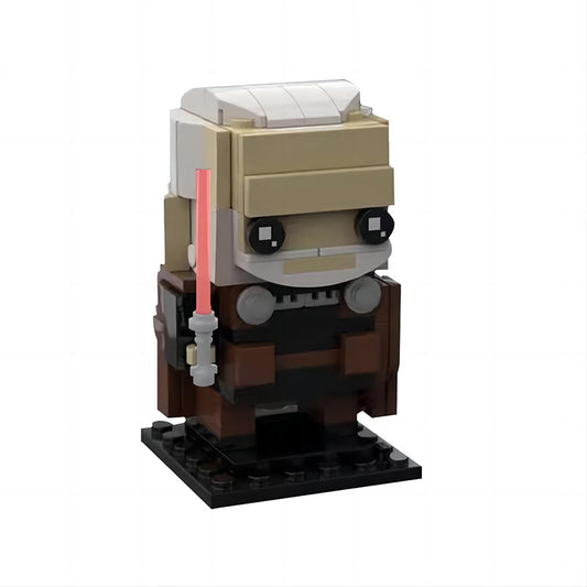 count dooku brickheadz building set | star wars | moc-72198 - 1