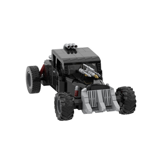 cranky black building set | mad max | lego compatible - 2
