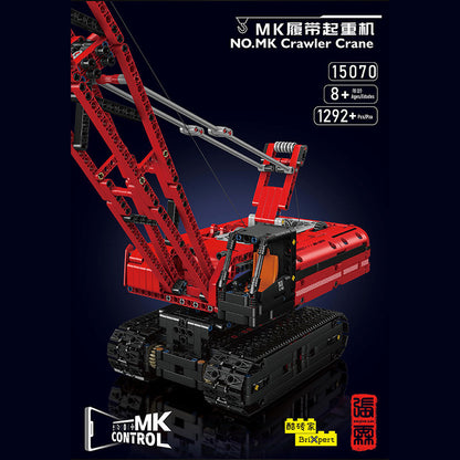 crawler crane rc building set - 1292 pcs | mouldking 15069 - 7