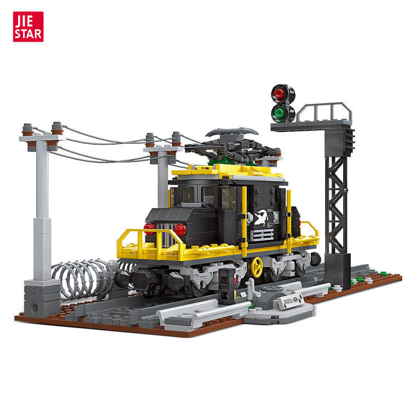 crocodile locomotive train building blocks | jiestar 59007 - 4