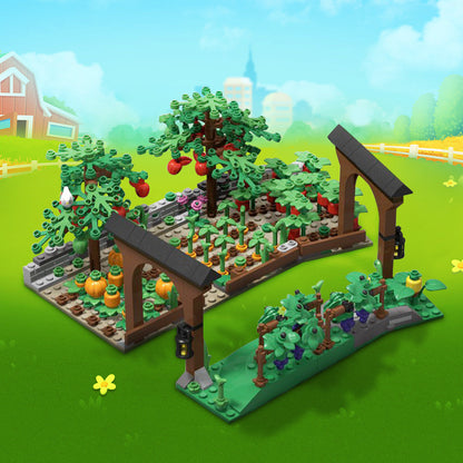 crop field or garden building set | moc-130261 - 1