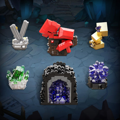 crystal display stand building set | lego compatible - 1