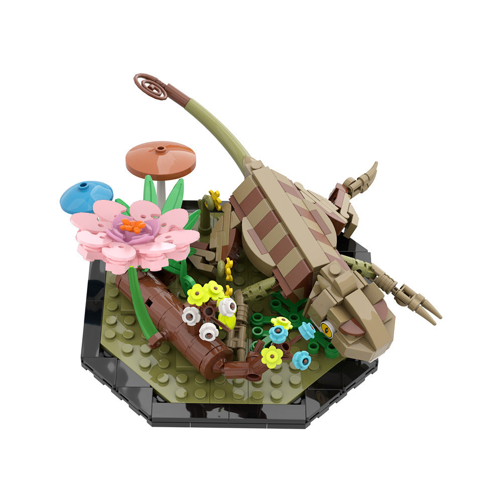 curly-tailed sand lizard building set | reptiles | lego compatible - 5